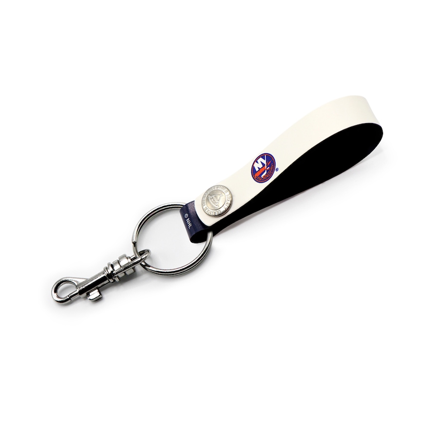 Image 749307.jpg, Product 749-307 / Price $20.99, New York Islanders Leather Loop Keychain from Treaty Group on TSC.ca's Sports department