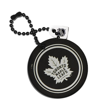 Toronto Maple Leafs Leather Round Bag Tag
