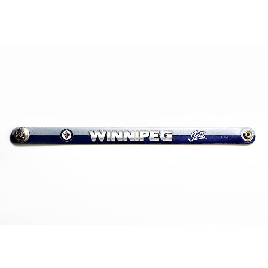 Image 749379.jpg, Product 749-379 / Price $20.99, Winnipeg Jets Leather Slim Bracelet from Treaty Group on TSC.ca's Sports department