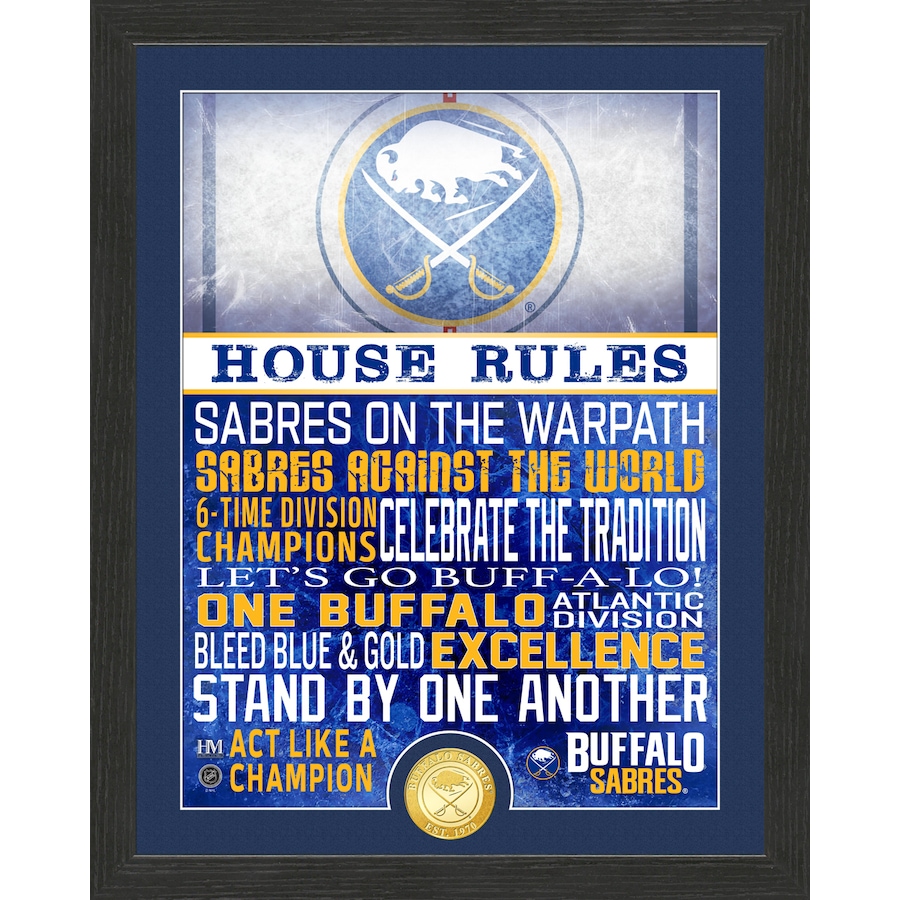 Image 749405.jpg, Product 749-405 / Price $104.99, Highland Mint Buffalo Sabres House Rules Bronze Coin Photo Mint from Highland Mint on TSC.ca's Sports department