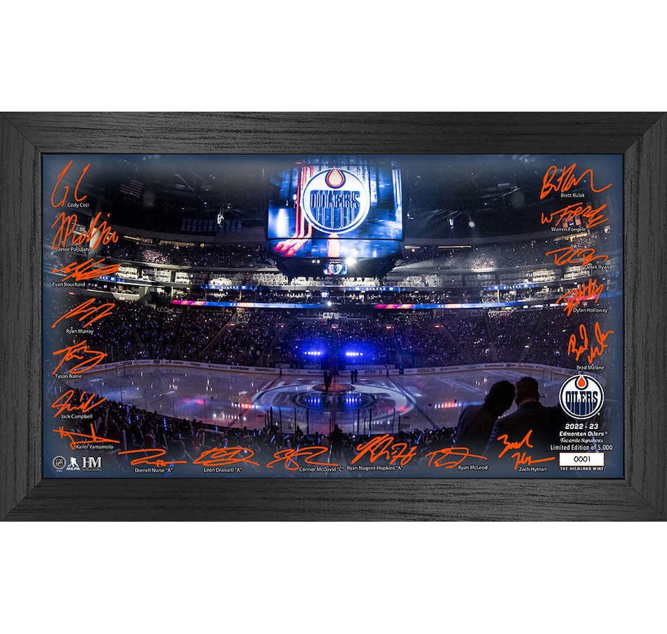 Image 749462.jpg, Product 749-462 / Price $88.99, Highland Mint Edmonton Oilers 2021-22 Signature Rink on TSC.ca's Sports department