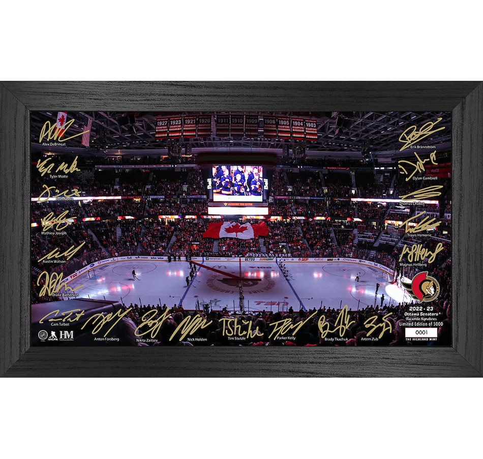Image 749471.jpg, Product 749-471 / Price $88.99, Highland Mint Ottawa Senators 2021-22 Signature Rink on TSC.ca's Sports department