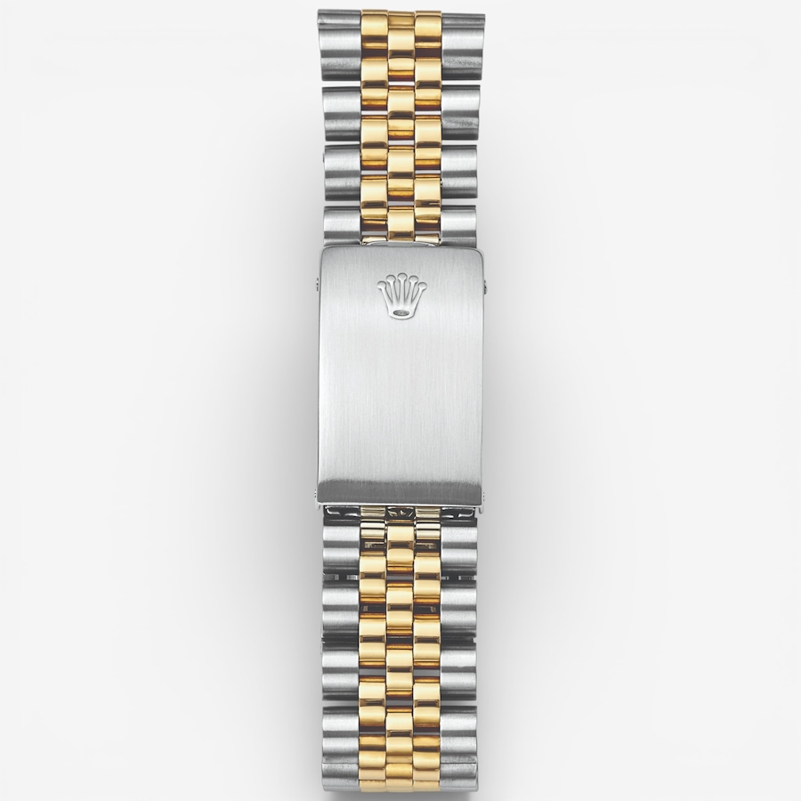 Image 749507_ALTMORE2.jpg, Product 749-507 / Price $15,699.99, Swiss Crown Pre-Owned Rolex - Independently Certified - 36mm Two-Tone Datejust Watch with Jubilee Bracelet and Green Roman Dial from Swiss Crown on TSC.ca's Jewellery department