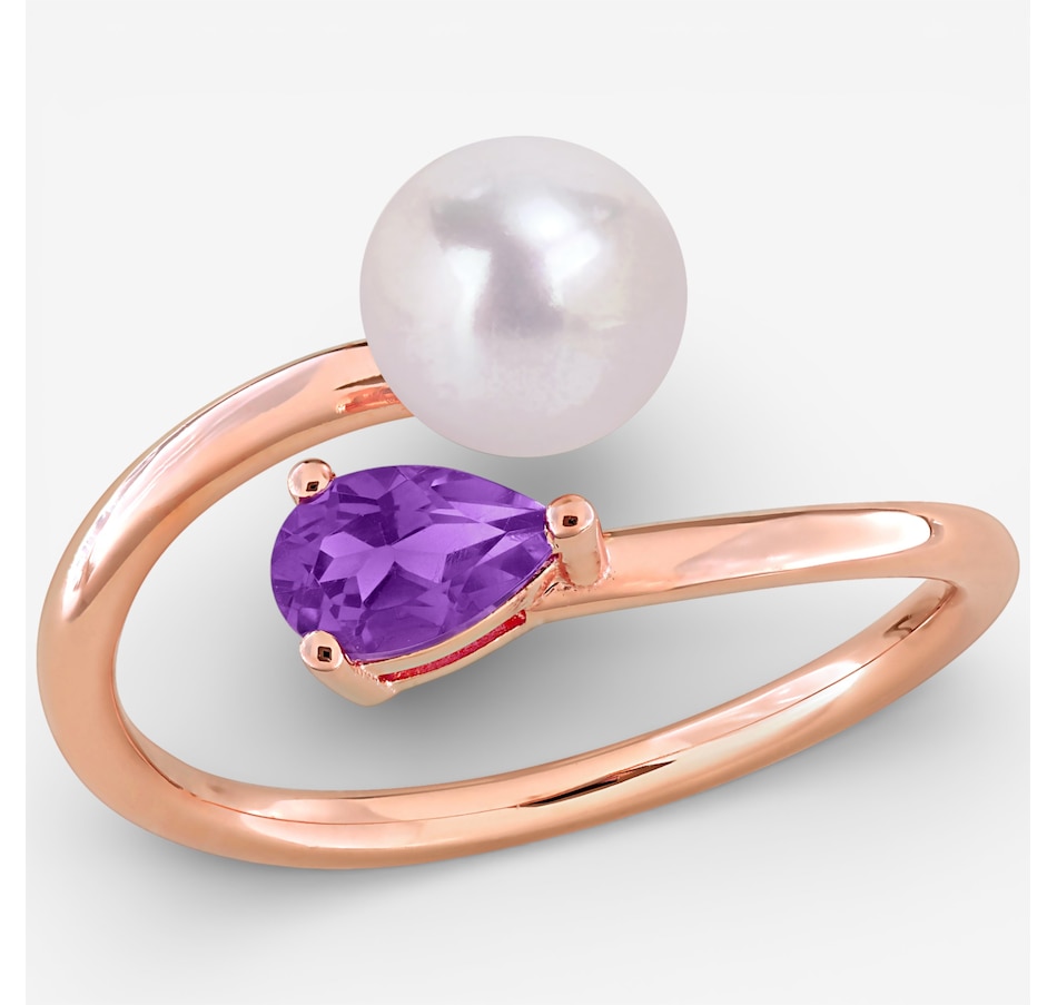 Image 749526_AMYRG.jpg, Product 749-526 / Price $79.99, Amour Pearls Sterling Silver 6-6.5mm Fresh Water Cultured Pearl Ring from Amour Pearls on TSC.ca's Jewellery department