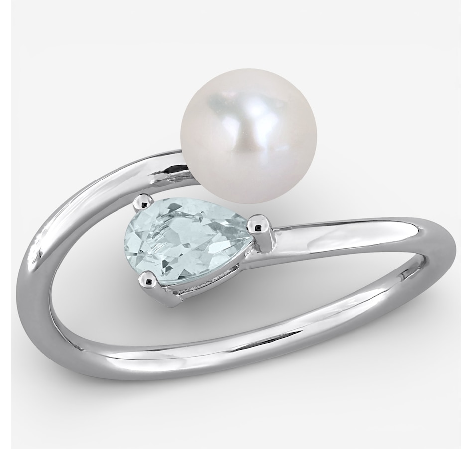 Image 749526_RHAQA.jpg, Product 749-526 / Price $79.99, Amour Pearls Sterling Silver 6-6.5mm Fresh Water Cultured Pearl Ring from Amour Pearls on TSC.ca's Jewellery department