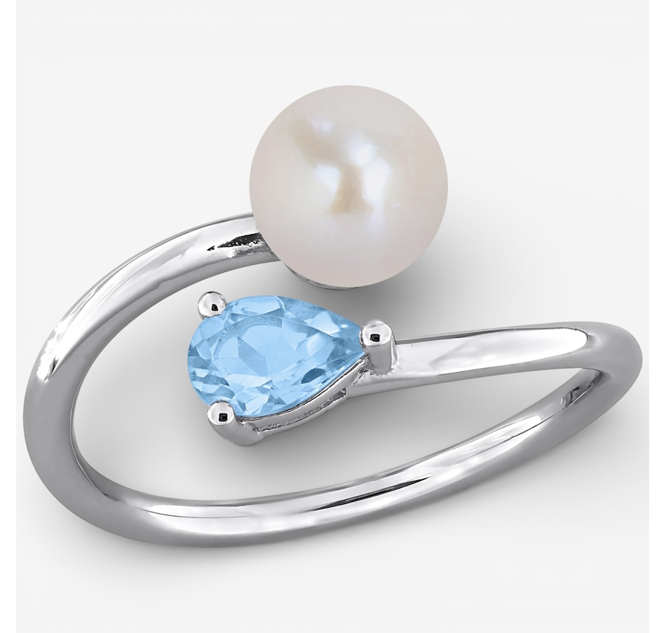 Image 749526_RHBLT.jpg, Product 749-526 / Price $79.99, Amour Pearls Sterling Silver 6-6.5mm Fresh Water Cultured Pearl Ring from Amour Pearls on TSC.ca's Jewellery department