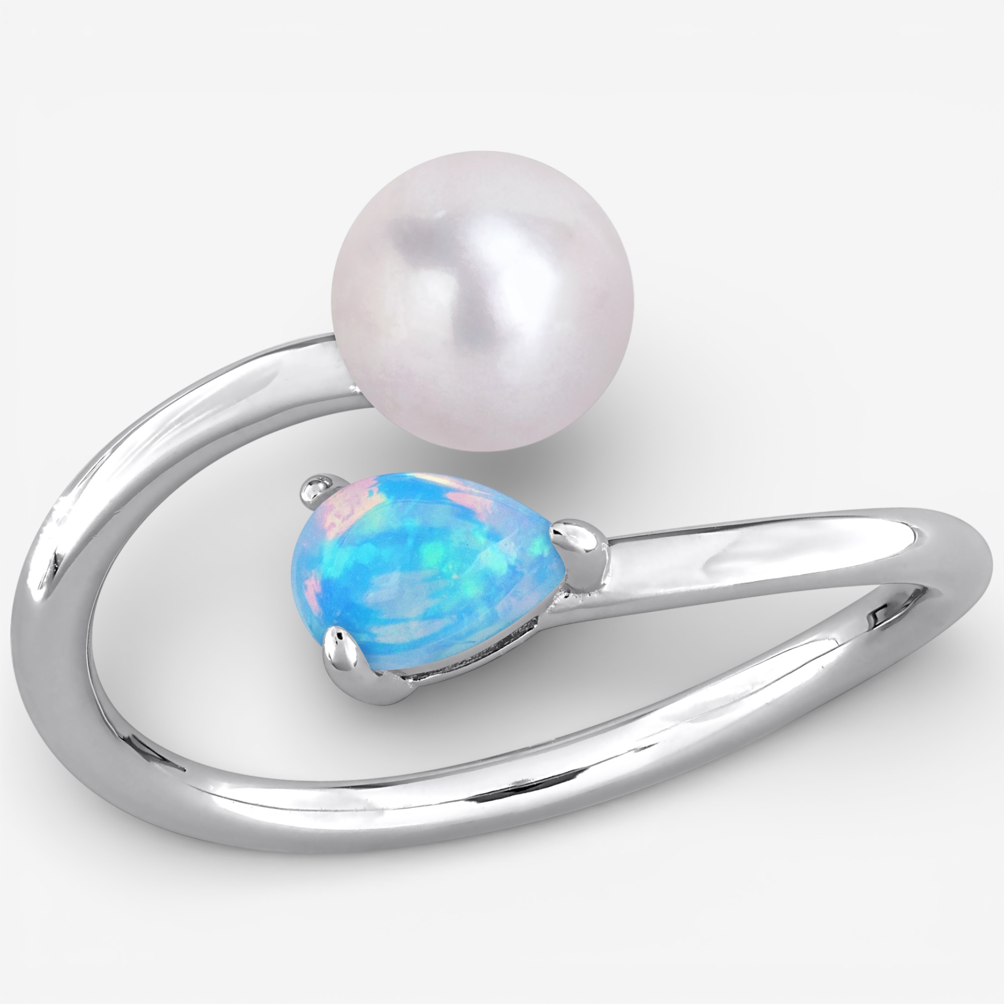 Amour Pearls Sterling Silver 6-6.5mm Fresh Water Cultured Pearl