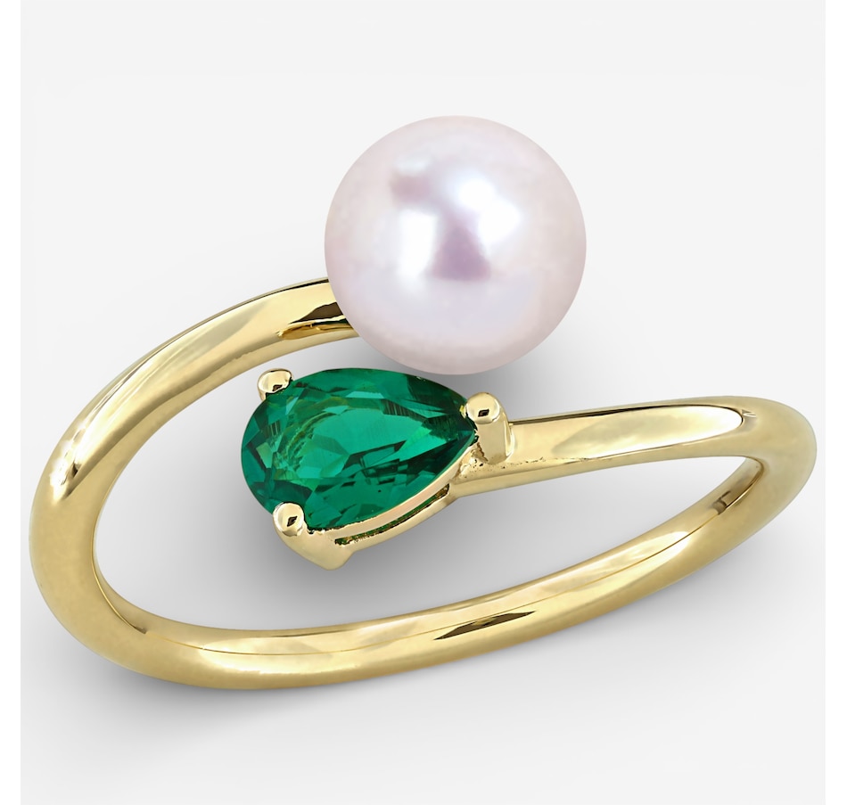 Image 749526_YEMER.jpg, Product 749-526 / Price $79.99, Amour Pearls Sterling Silver 6-6.5mm Fresh Water Cultured Pearl Ring from Amour Pearls on TSC.ca's Jewellery department