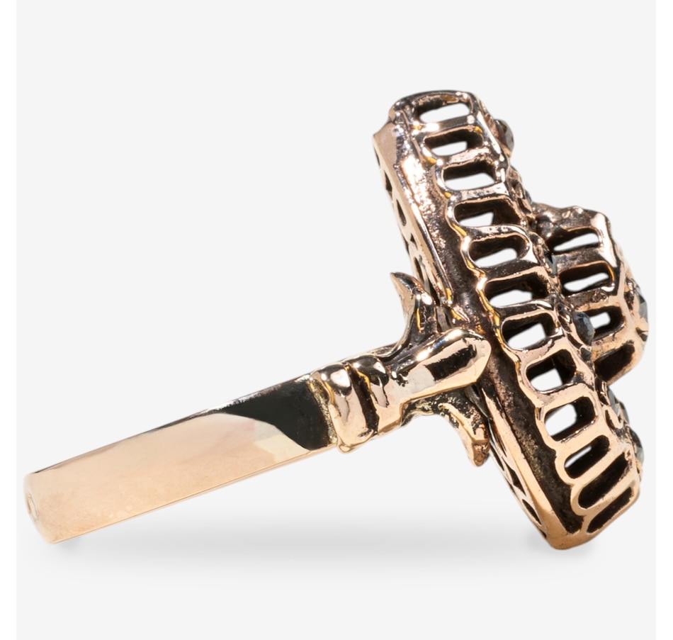 Image 749657_ALTMORE2.jpg, Product 749-657 / Price $1,688.00, Estate Originals 9K Rose Gold Antique Rose-Cut Diamond Pear-Shaped Ring from Estate Originals on TSC.ca's Jewellery department