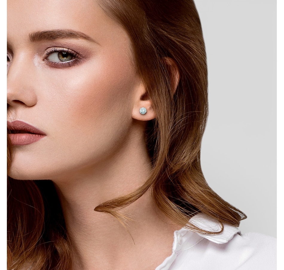 Image 749722_ALTMORE3.jpg, Product 749-722 / Price $279.99, Jewel of a Deal 14K White Gold Aquamarine Stud Earrings on TSC.ca's Jewellery department
