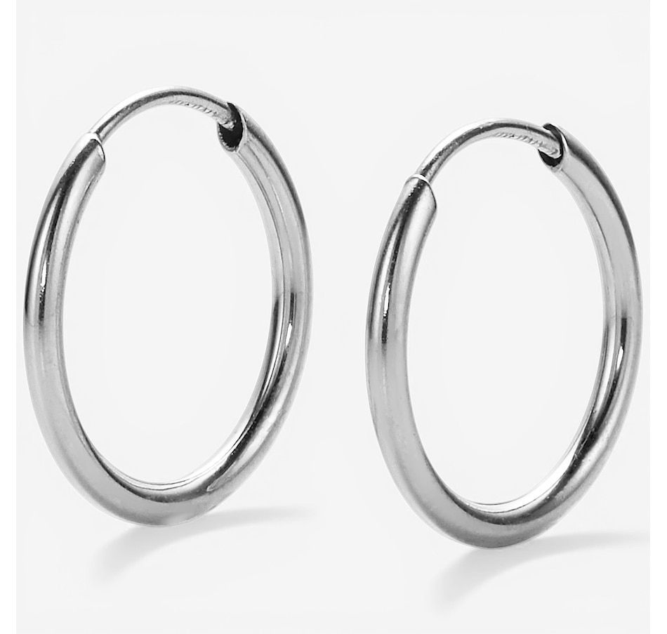 Image 749725_WGL.jpg, Product 749-725 / Price $149.99, Jewel of a Deal 14K Gold 13mm Hoop Earrings on TSC.ca's Jewellery department