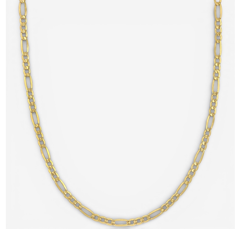 Image 749739.jpg, Product 749-739 / Price $489.99, Silver Gallery 10K Yellow Gold Figaro Link Chain Necklace on TSC.ca's Jewellery department