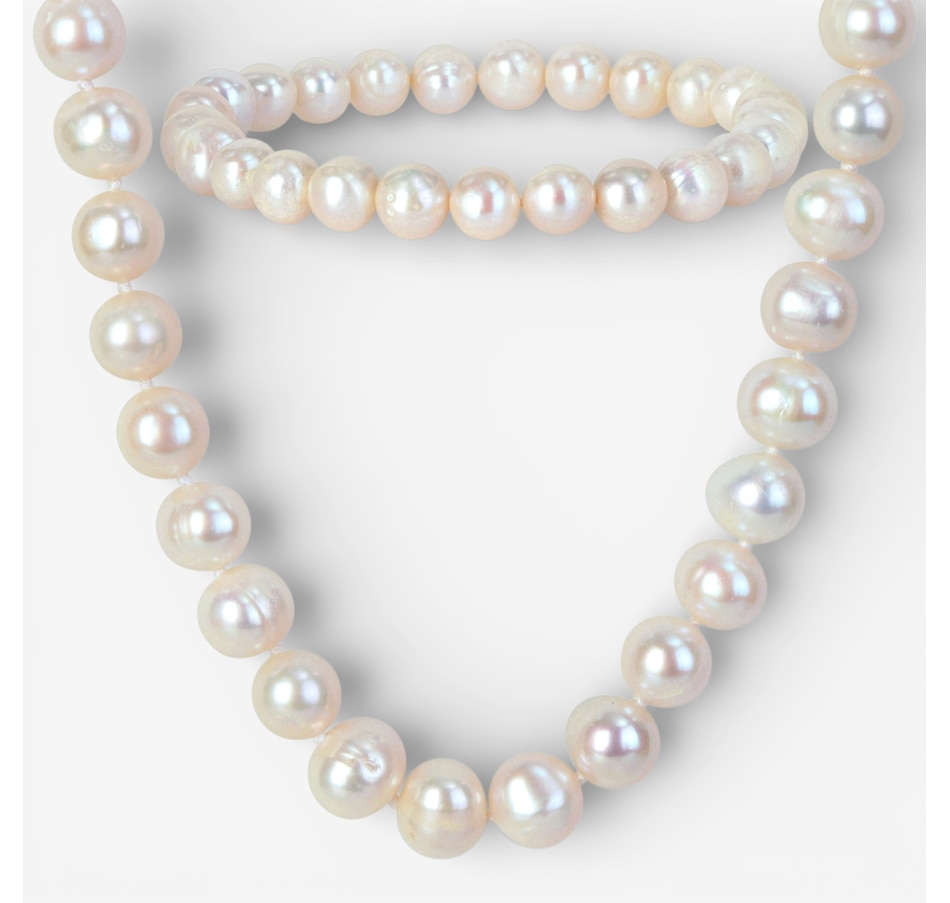 Image 749747.jpg, Product 749-747 / Price $99.99, Jewel of a Deal Sterling Silver 8-9mm Freshwater Cultured Pearl Bracelet & Necklace Set on TSC.ca's Jewellery department