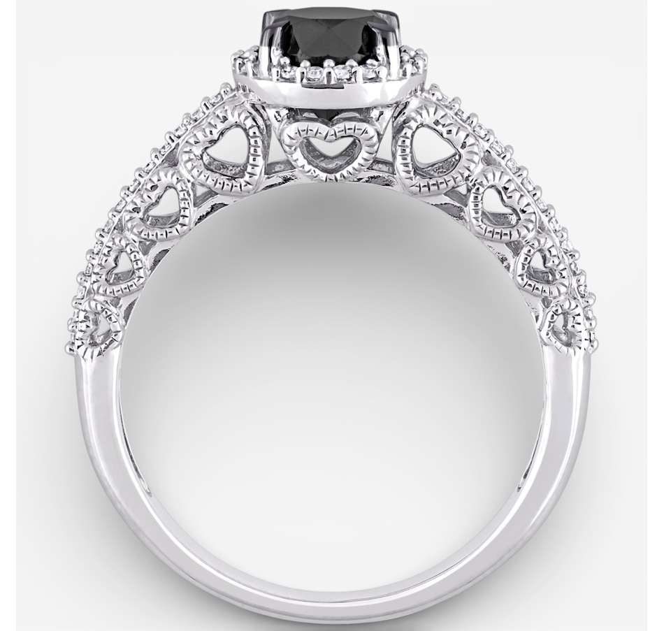 Image 749756_ALTMORE2.jpg, Product 749-756 / Price $899.99, Jewel of a Deal 10K White Gold Black & White Diamond Ring on TSC.ca's Jewellery department