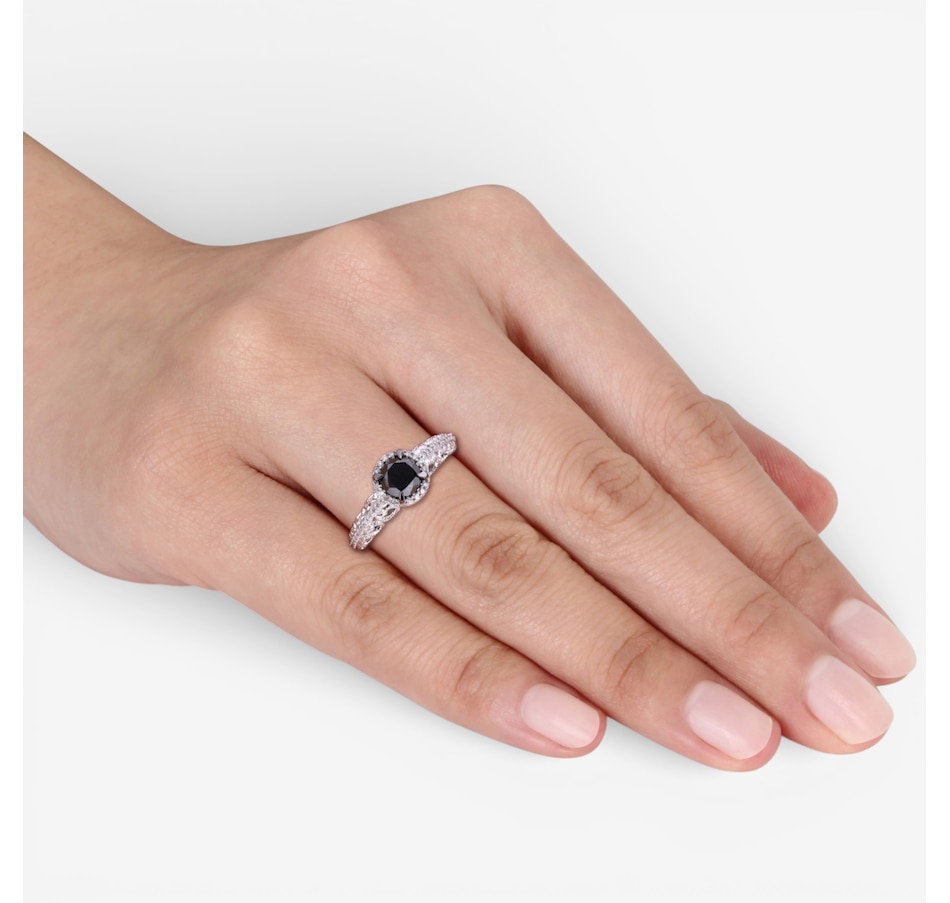 Image 749756_ALTMORE3.jpg, Product 749-756 / Price $899.99, Jewel of a Deal 10K White Gold Black & White Diamond Ring on TSC.ca's Jewellery department