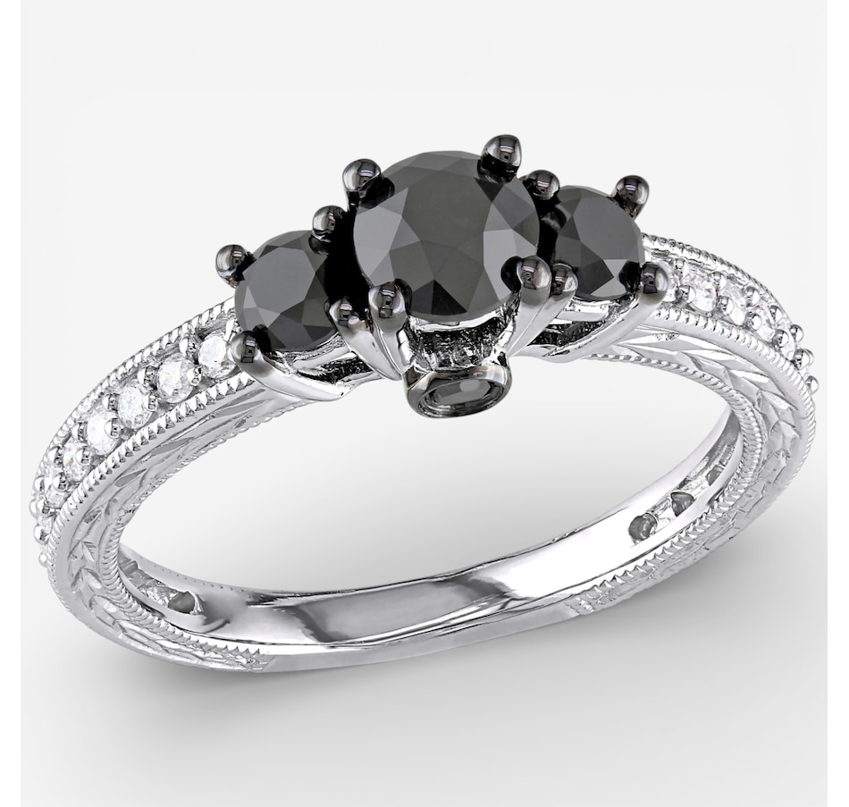 Image 749757.jpg, Product 749-757 / Price $999.99, Jewel of a Deal 10K White Gold Black & White Diamond Ring on TSC.ca's Jewellery department