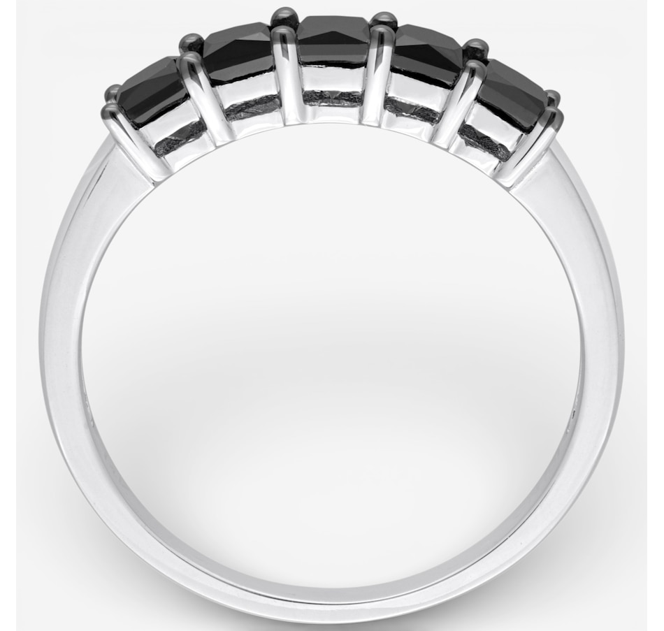 Image 749759_ALTMORE2.jpg, Product 749-759 / Price $999.99, Jewel of a Deal 14K White Gold Princess Cut Black Diamond Ring on TSC.ca's Jewellery department