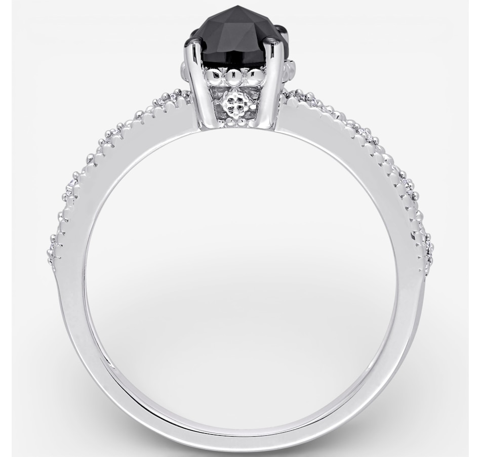 Image 749761_ALTMORE2.jpg, Product 749-761 / Price $1,049.99, Jewel of a Deal 10K White Gold Oval Black & White Diamond Ring on TSC.ca's Jewellery department