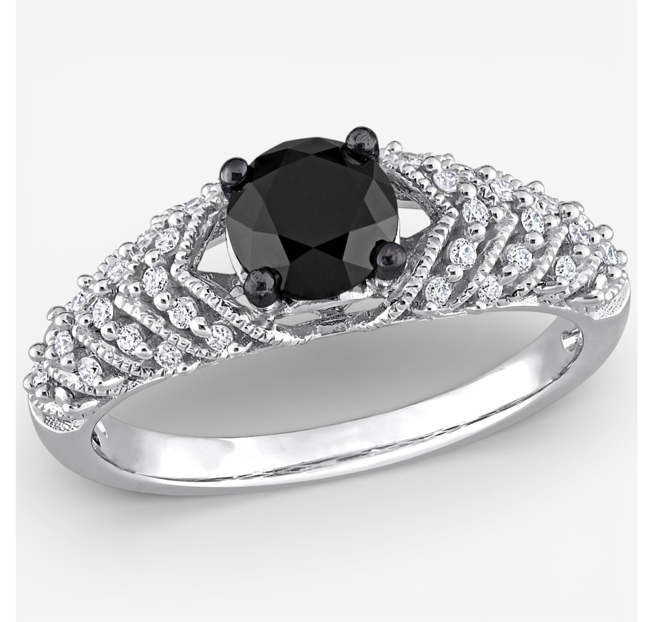 Image 749763.jpg, Product 749-763 / Price $1,129.99, Jewel of a Deal 14K White Gold Black & White Diamond Ring on TSC.ca's Jewellery department