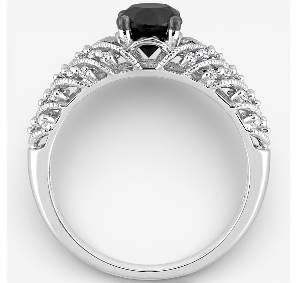 Image 749763_ALTMORE2.jpg, Product 749-763 / Price $1,129.99, Jewel of a Deal 14K White Gold Black & White Diamond Ring on TSC.ca's Jewellery department