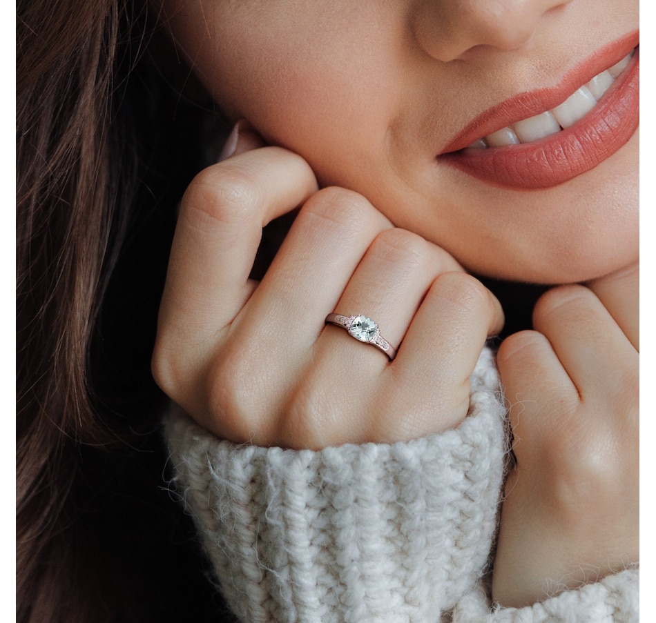 Image 749819_ALTMORE4.jpg, Product 749-819 / Price $549.99, Jewel of a Deal 10K White Gold Aquamarine & Diamond Accent Ring on TSC.ca's Jewellery department