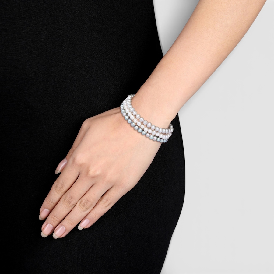 Image 749868_ALTMORE2.jpg, Product 749-868 / Price $69.99, Amour Pearls 3.5-5.5mm Multicolour FreshWater Cultured Pearl Elastic Bracelet from Amour Pearls on TSC.ca's Jewellery department
