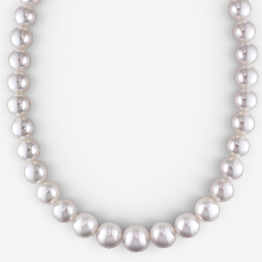 Image 749880.jpg, Product 749-880 / Price $12,999.99, Amour Pearls 14K Yellow Gold 12-15mm Graduated White South Sea Cultured Pearl Necklace from Amour Pearls on TSC.ca's Jewellery department
