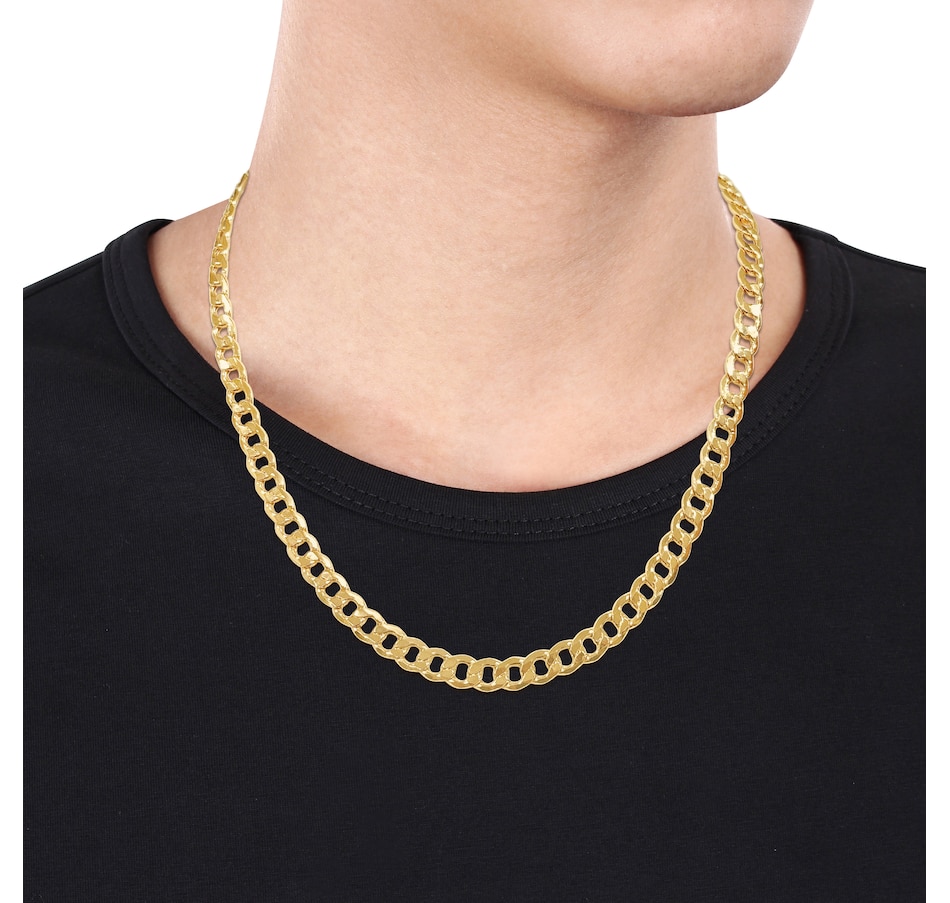 Image 749886_ALTMORE2.jpg, Product 749-886 / Price $2,699.99, Jewel of a Deal 10K Yellow Gold Men's Curb Link Chain Necklace on TSC.ca's Jewellery department