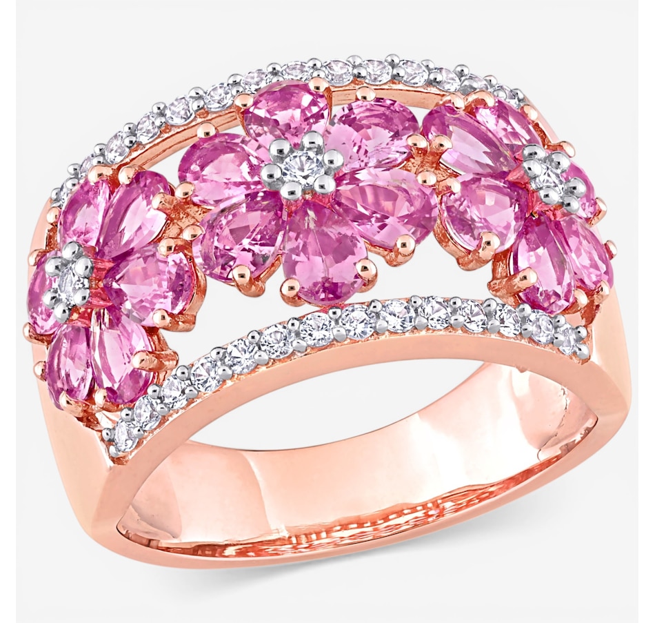 Image 749940.jpg, Product 749-940 / Price $2,999.99, Jewel of a Deal 14K Rose Gold Pink and White Sapphire Ring on TSC.ca's Jewellery department