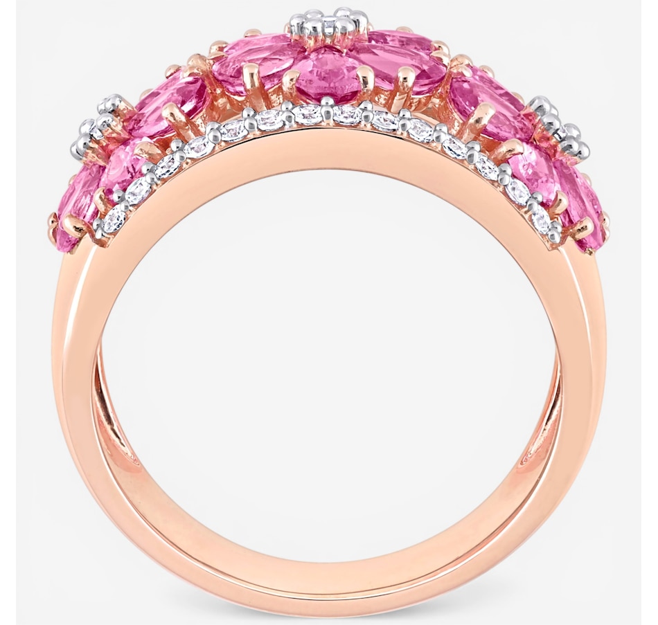 Image 749940_ALTMORE2.jpg, Product 749-940 / Price $2,999.99, Jewel of a Deal 14K Rose Gold Pink and White Sapphire Ring on TSC.ca's Jewellery department
