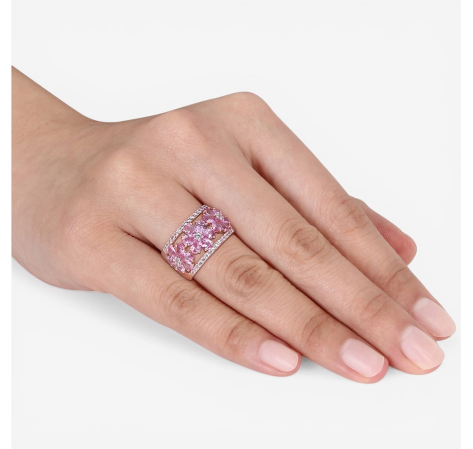 Image 749940_ALTMORE3.jpg, Product 749-940 / Price $2,999.99, Jewel of a Deal 14K Rose Gold Pink and White Sapphire Ring on TSC.ca's Jewellery department