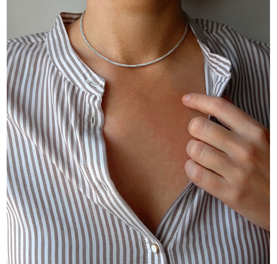 Image 749976_ALTMORE3.jpg, Product 749-976 / Price $4,999.99, Jewel of a Deal 14K White Gold 2.50ctw Diamond Necklace on TSC.ca's Jewellery department