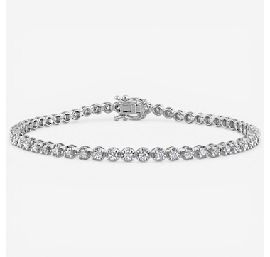 Jewel of a Deal 14K White Gold Diamond Bracelet
