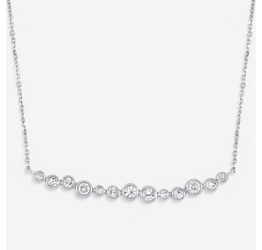 Jewel of a Deal 14K White Gold Diamond Pendant Necklace