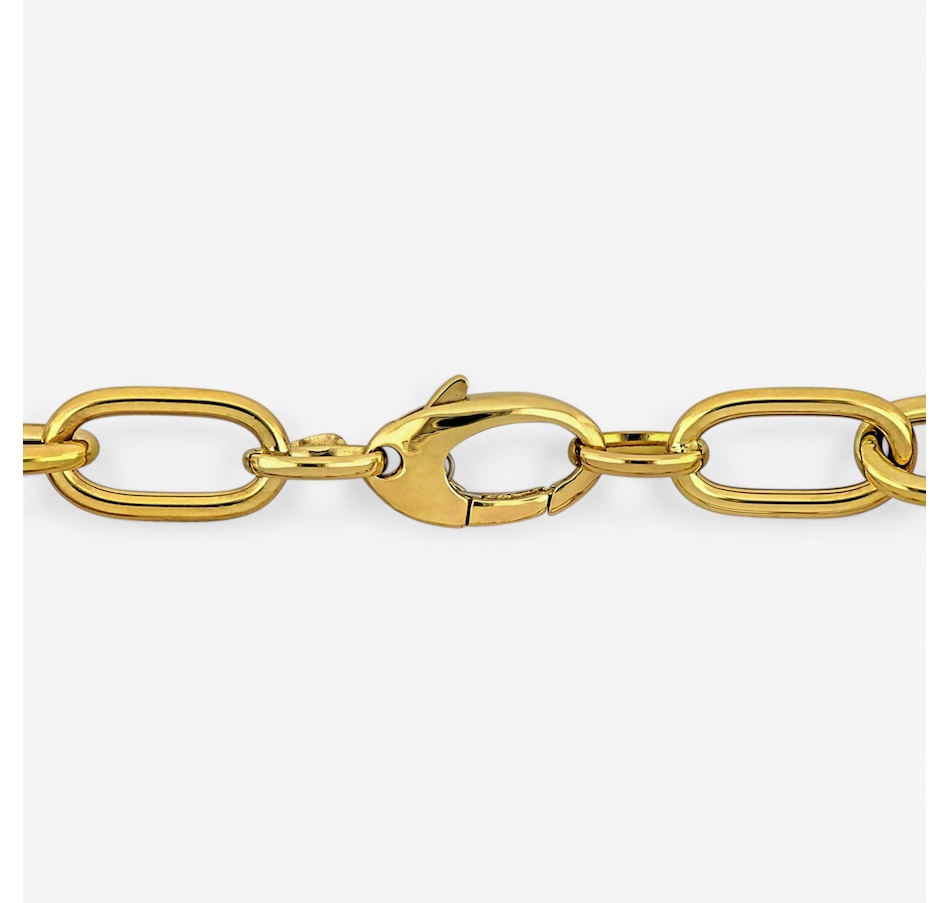 Image 749991_ALTMORE1.jpg, Product 749-991 / Price $8,999.99, Jewel of a Deal 14K Two-Tone Gold Diamond Oval Link Bracelet on TSC.ca's Jewellery department