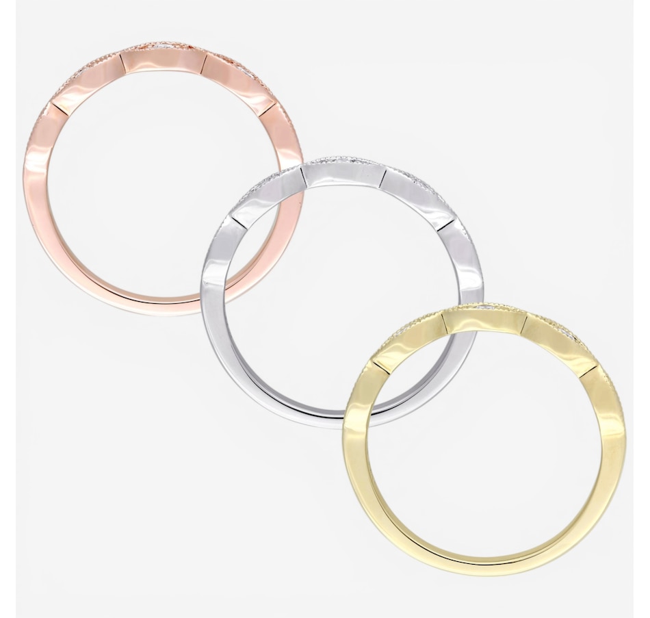 Image 749993_ALTMORE2.jpg, Product 749-993 / Price $2,799.99, Jewel of a Deal 14K Tri-Gold 0.50 ctw Set of 3 Diamond Bands on TSC.ca's Jewellery department