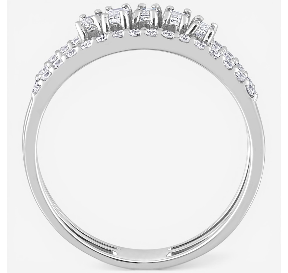 Image 749995_ALTMORE2.jpg, Product 749-995 / Price $1,899.99, Jewel of a Deal 14K White Gold Diamond Open Shank Band on TSC.ca's Jewellery department