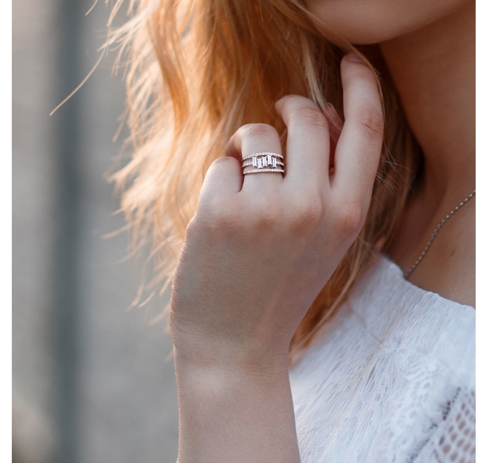 Image 749995_ALTMORE4.jpg, Product 749-995 / Price $1,899.99, Jewel of a Deal 14K White Gold Diamond Open Shank Band on TSC.ca's Jewellery department