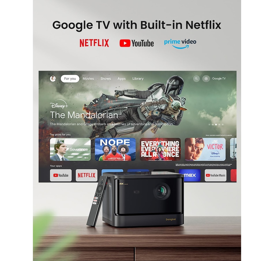 Image 751427_ALTMORE2.jpg, Product 751-427 / Price $2,395.00, Dangbei 4K Portable Projector, Netflix Licenced with Wi-Fi from Dangbei on TSC.ca's Electronics department