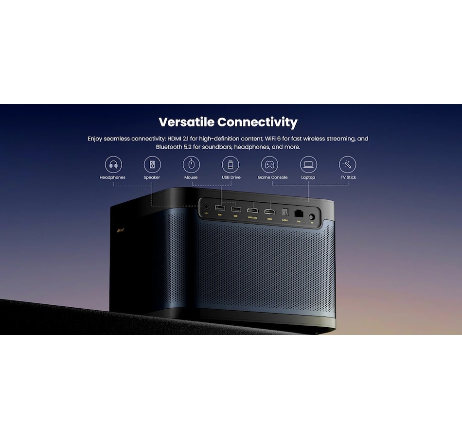 Image 751427_ALTMORE5.jpg, Product 751-427 / Price $2,395.00, Dangbei 4K Portable Projector, Netflix Licenced with Wi-Fi from Dangbei on TSC.ca's Electronics department