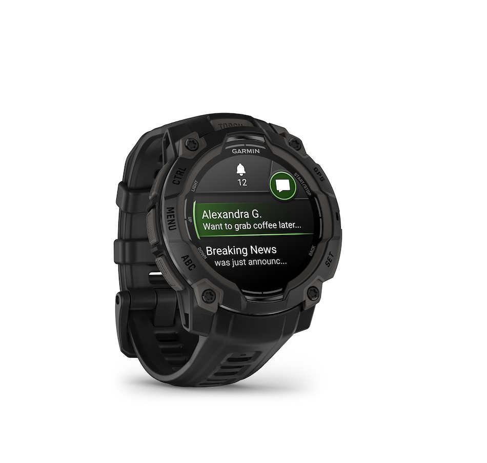 Image 751439_ALTMORE5.jpg, Product 751-439 / Price $659.99, Garmin Instinct 3 AMOLED GPS Smartwatch (45 mm) from Garmin on TSC.ca's Electronics department