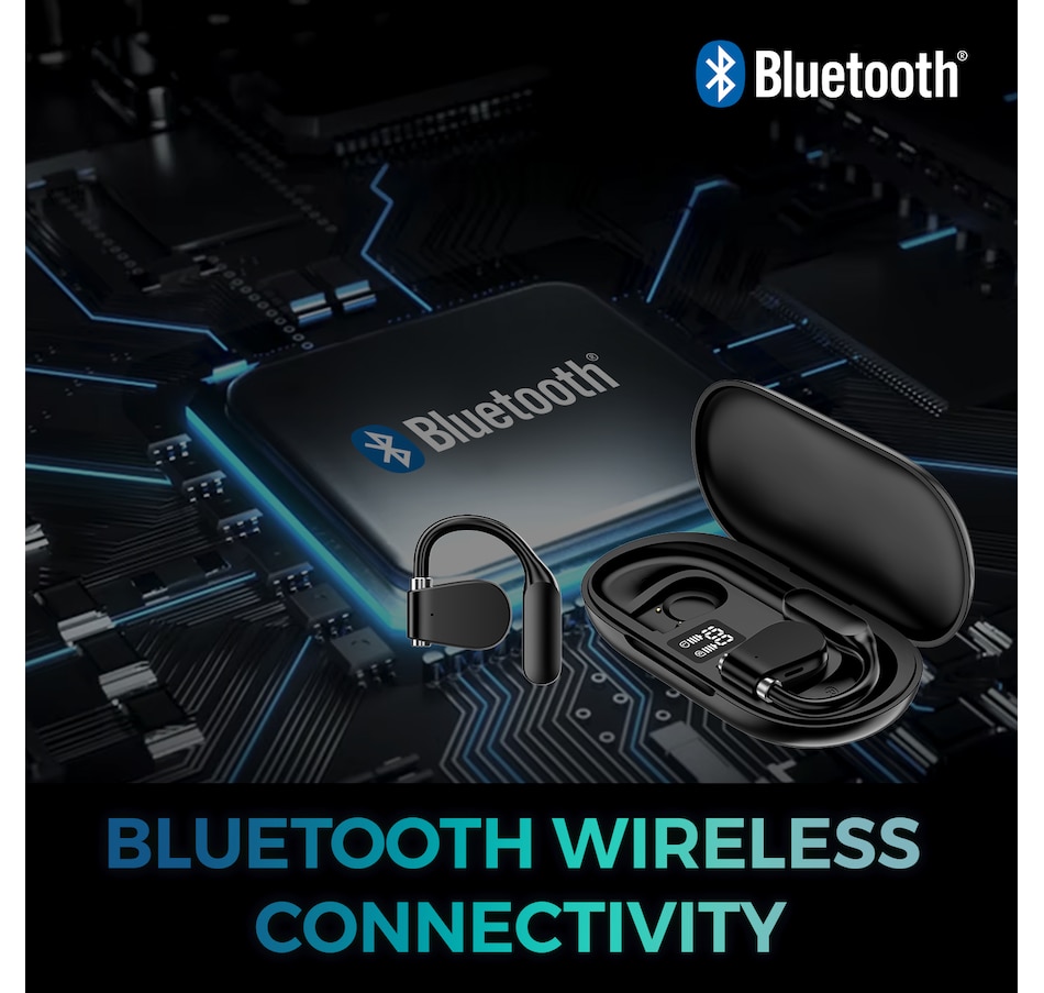 Image 751457_ALTMORE5.jpg, Product 751-457 / Price $49.99, Adesso Xtream T4 Open-Ear Bluetooth Earbuds with Charging Case from Adesso on TSC.ca's Electronics department