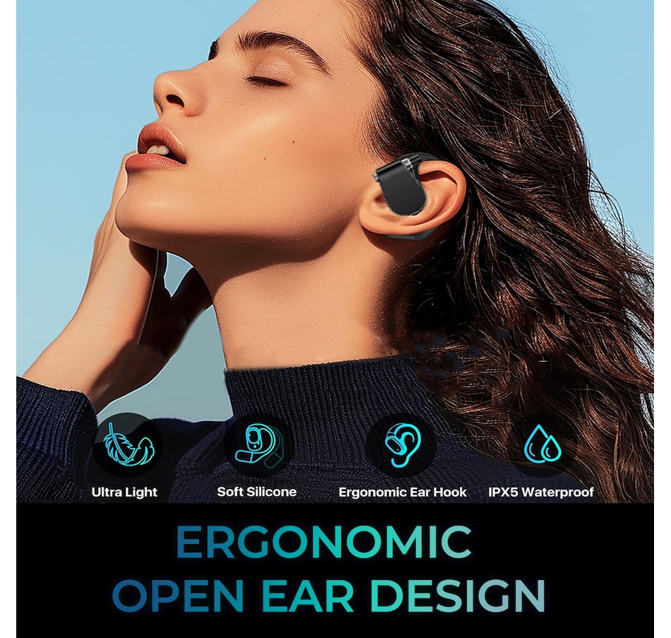 Image 751457_ALTMORE6.jpg, Product 751-457 / Price $49.99, Adesso Xtream T4 Open-Ear Bluetooth Earbuds with Charging Case from Adesso on TSC.ca's Electronics department