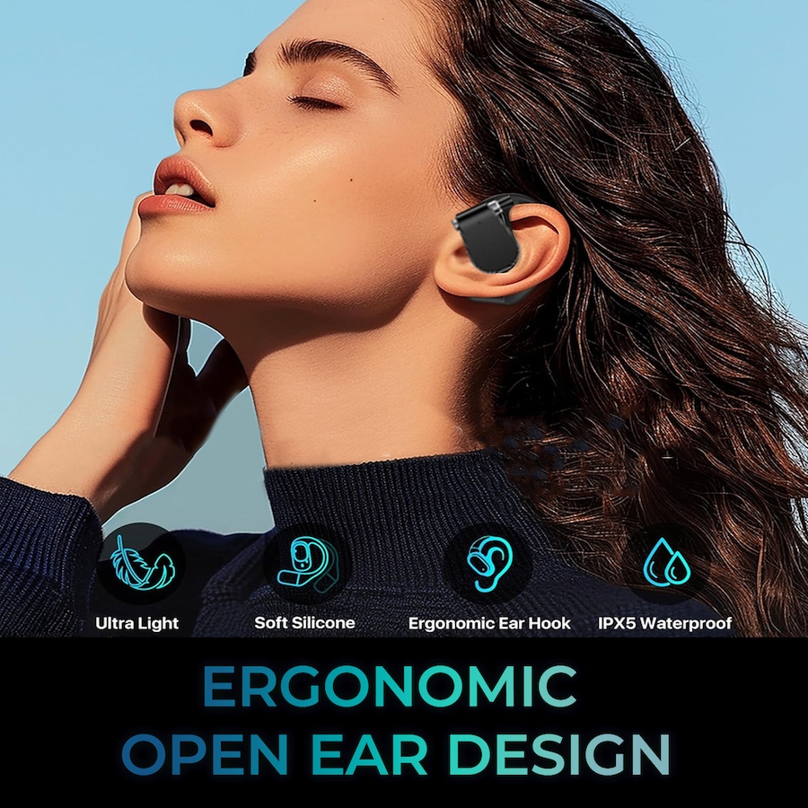 Image 751457_ALTMORE6.jpg, Product 751-457 / Price $49.99, Adesso Xtream T4 Open-Ear Bluetooth Earbuds with Charging Case from Adesso on TSC.ca's Electronics department