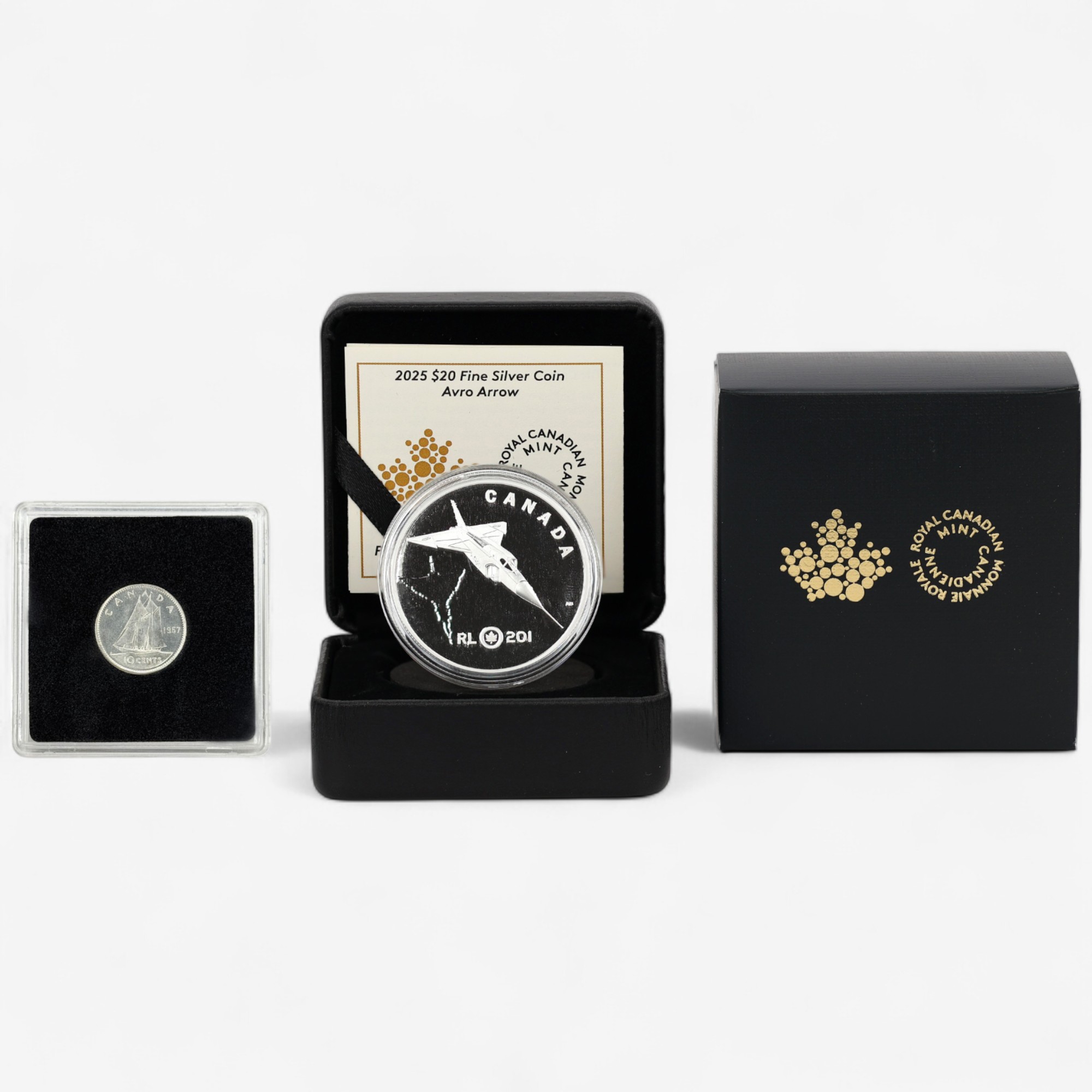 2025 $20 Avro Arrow Fine Silver Coin - TSC.ca