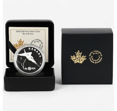 2025 $20 Avro Arrow Fine Silver Coin