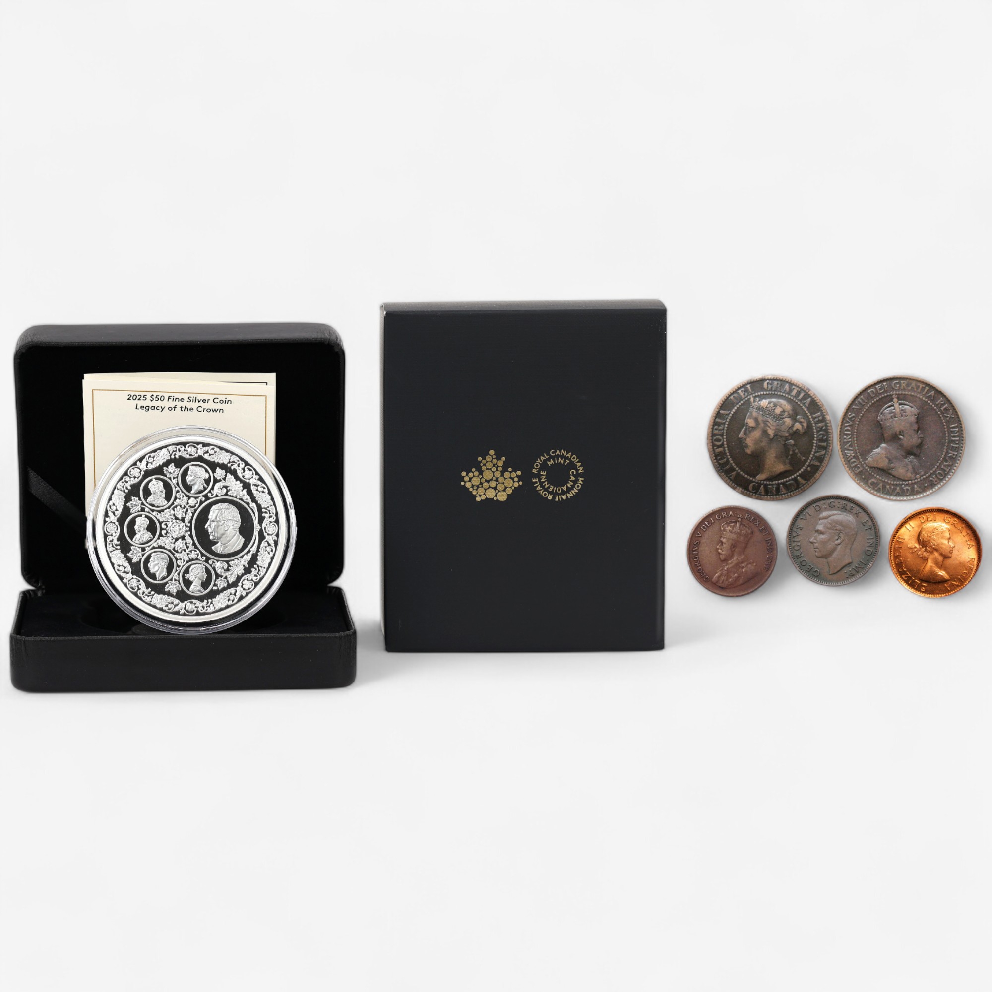 2025 $50 Legacy of the Crown 5-Ounce Fine Silver Coin plus
