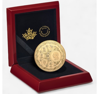 2025 $350 Legacy of the Crown 5-Ounce Fine Gold Coin