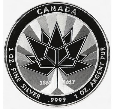 Canada Strong, Proud, Free: 1867–2017 One-Ounce Fine Silver Medallion