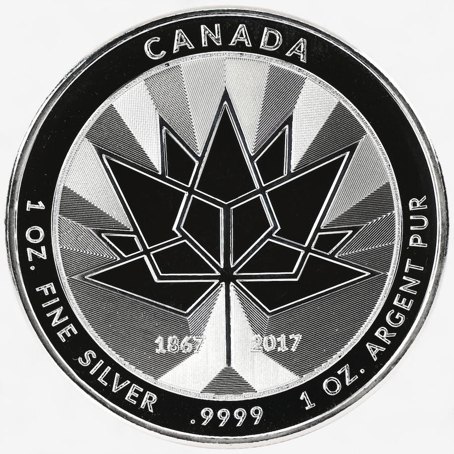 Image 751479.jpg, Product 751-479 / Price $74.95, Canada Strong, Proud, Free: 1867–2017 One-Ounce Fine Silver Medallion from Canadian Coin & Currency on TSC.ca's Coins department